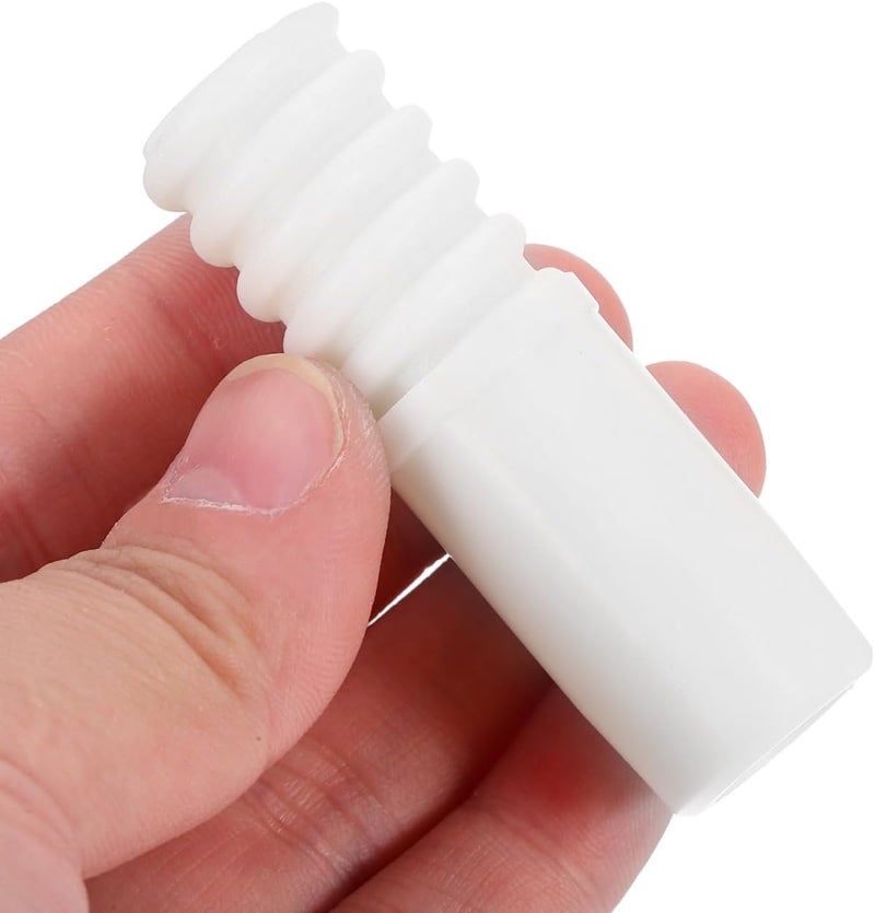 BESTYASH Threaded Broom Handle Adapter 2Pcs Plastic Threaded Tips Compatible with Metal Extension Poles for Replacement and Cleaning Tools 2.24 Inch Length - Image 5
